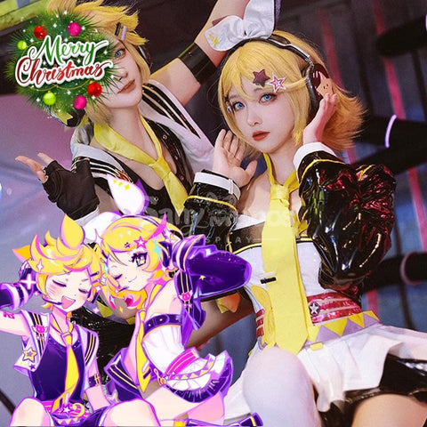【Pre-Sale】Game Muse Dash Cosplay Kagamine Rin/Len collab Cosplay Costume Cosplay Costumes