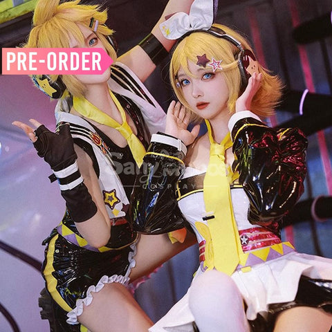 【Pre-Sale】Game Muse Dash Cosplay Kagamine Rin/Len collab Cosplay Costume Cosplay Costumes