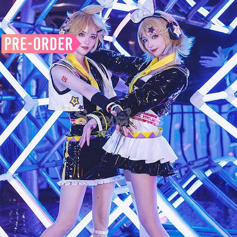 【Pre-Sale】Game Muse Dash Cosplay Kagamine Rin/Len collab Cosplay Costume Cosplay Costumes