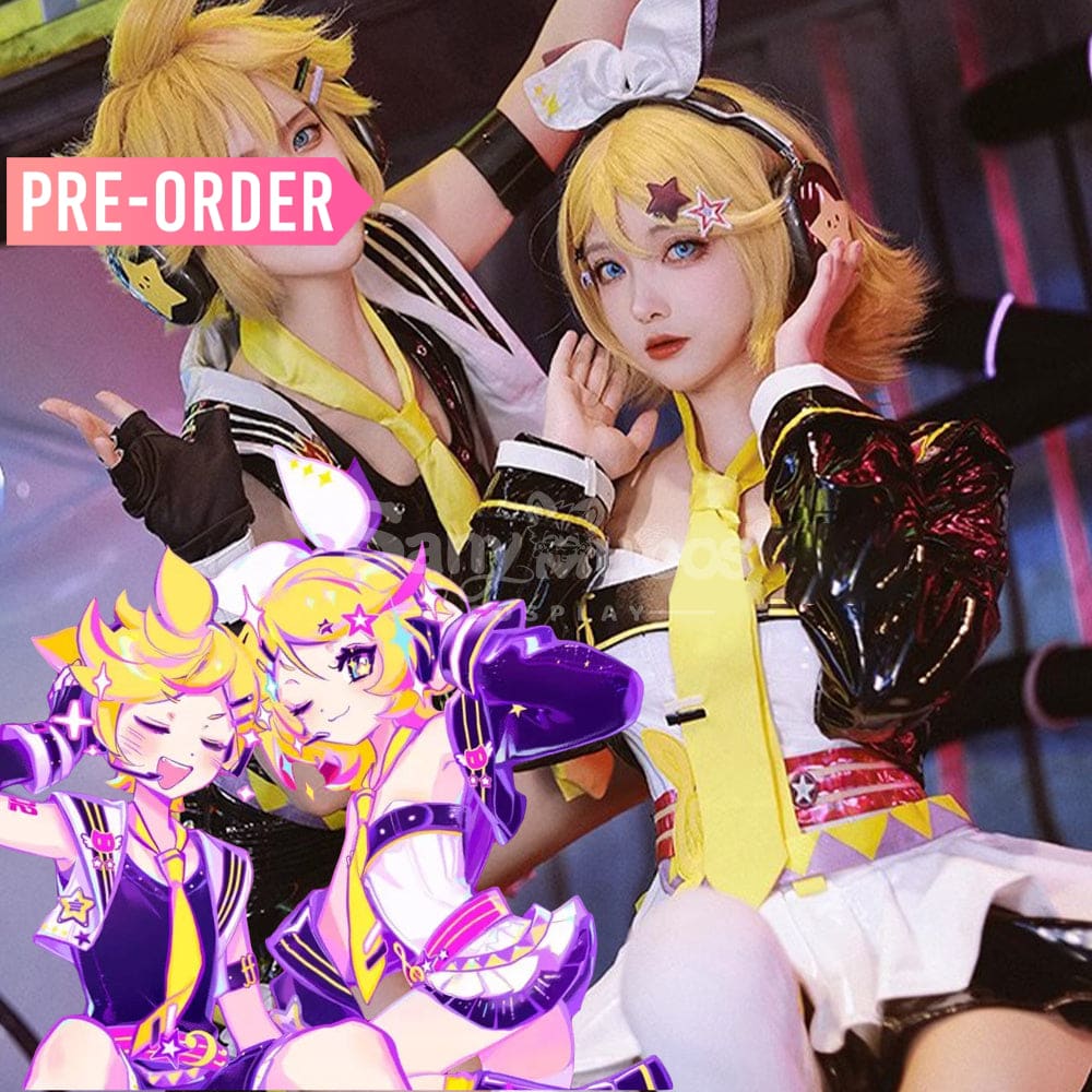 【Pre-Sale】Game Muse Dash Cosplay Kagamine Rin/Len collab Cosplay Costume Cosplay Costumes