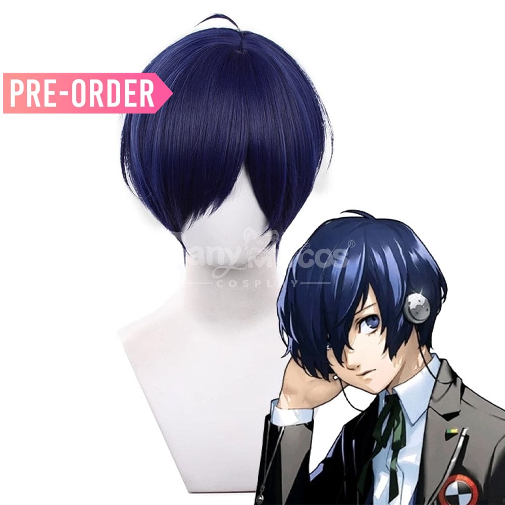 【Pre-Sale】Game Persona 3 Cosplay Makoto Yuki Battle Suit Cosplay Wig Cosplay Wigs