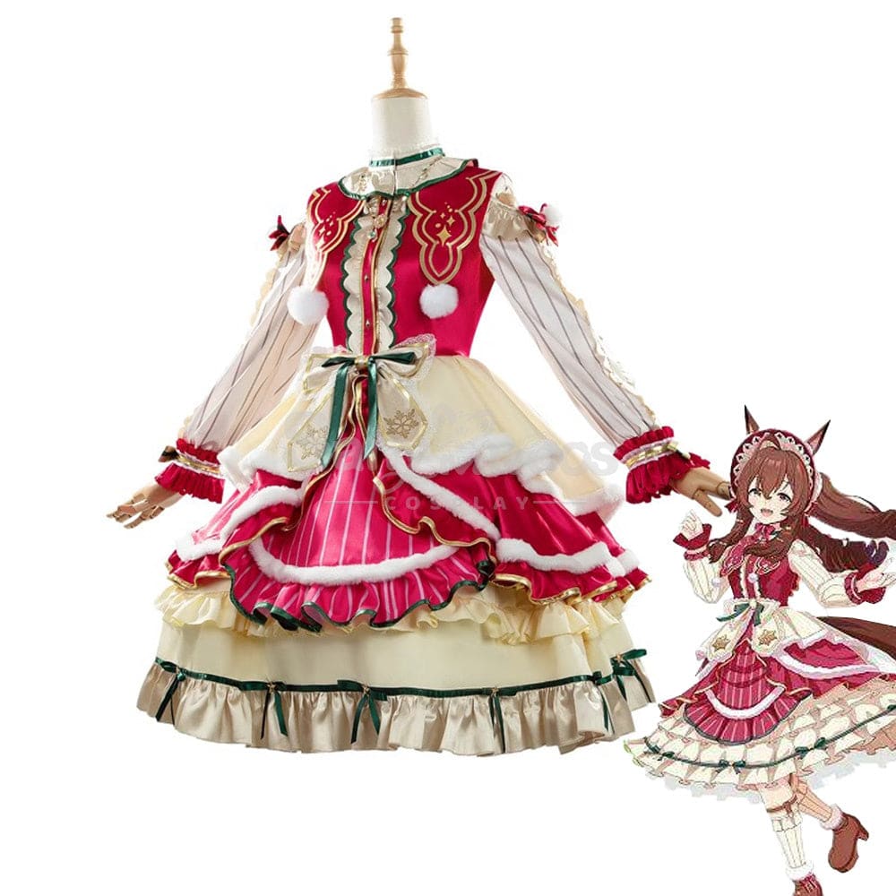 Game Pretty Derby Cosplay Mejiro Bright Christmas Costume Premium Edition Costumes