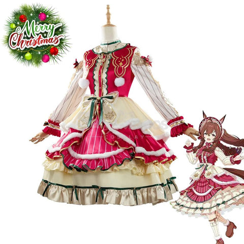 Game Pretty Derby Cosplay Mejiro Bright Christmas Costume Premium Edition Costumes