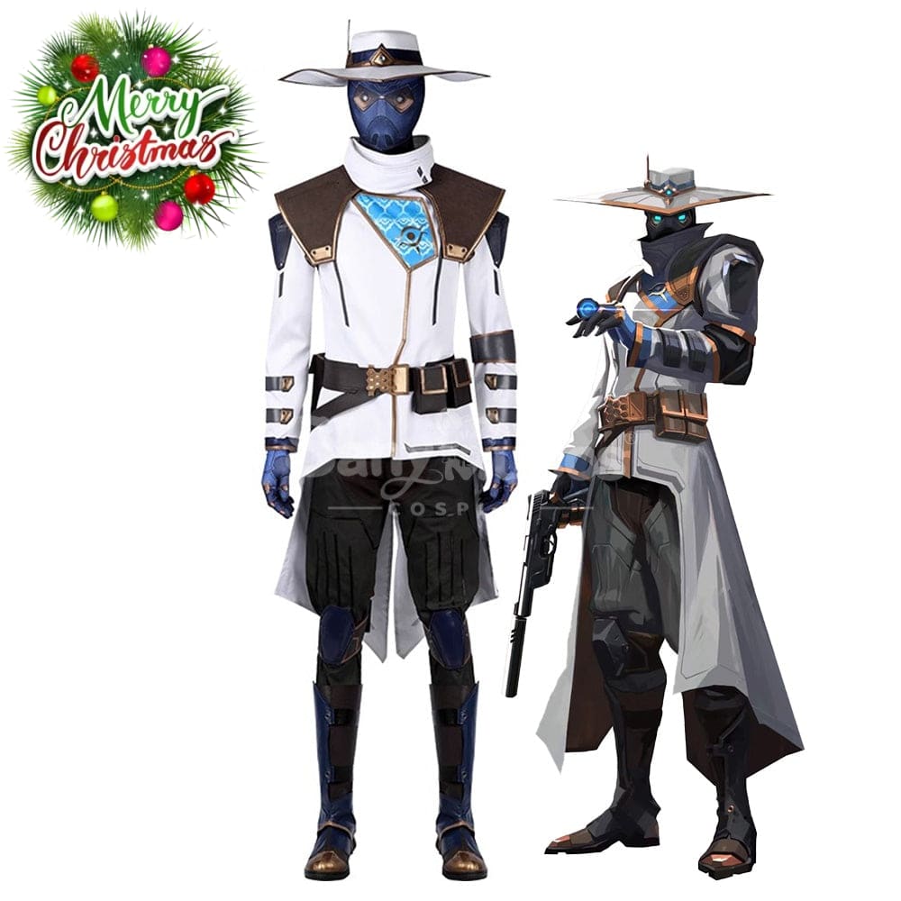 【Pre-Sale】Game Valorant Cosplay Cypher Costume Premium Edition Costumes