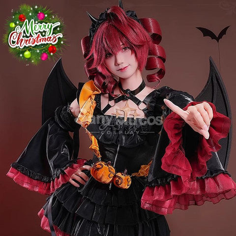 【Pre-Sale】Halloween Vocaloid Cosplay Kasane Teto Synthv Costume Costumes