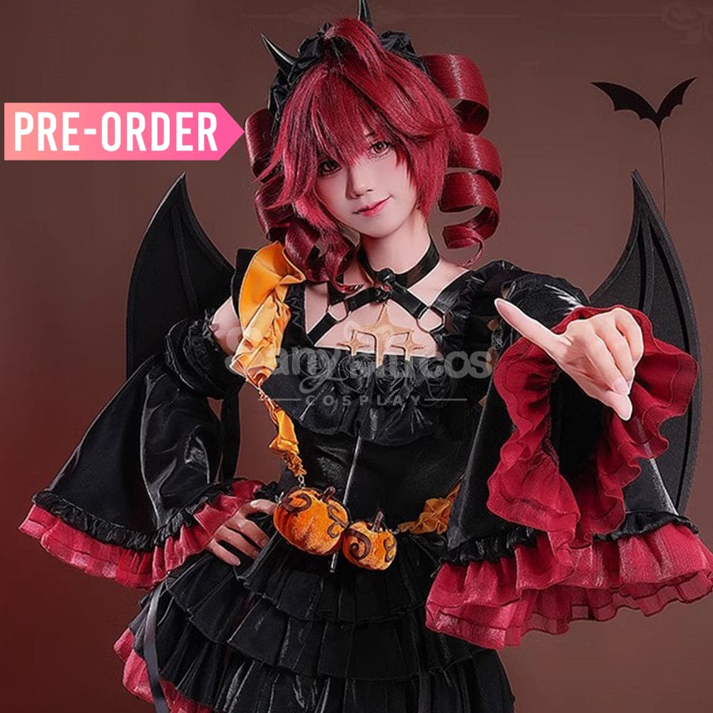 【Pre-Sale】Halloween Vocaloid Cosplay Kasane Teto Synthv Costume Costumes