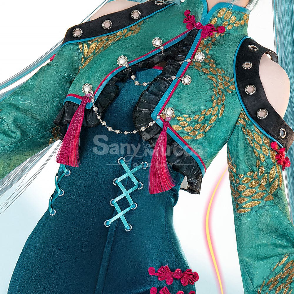 【Pre-Sale】Hatsune Miku Cosplay KHatsune Miku Year of the Snake cheongsam Cosplay Costume Premium Edition Cosplay