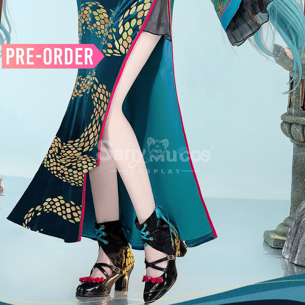 【Pre-Sale】Hatsune Miku Cosplay KHatsune Miku Year of the Snake cheongsam Cosplay Costume Premium Edition Cosplay