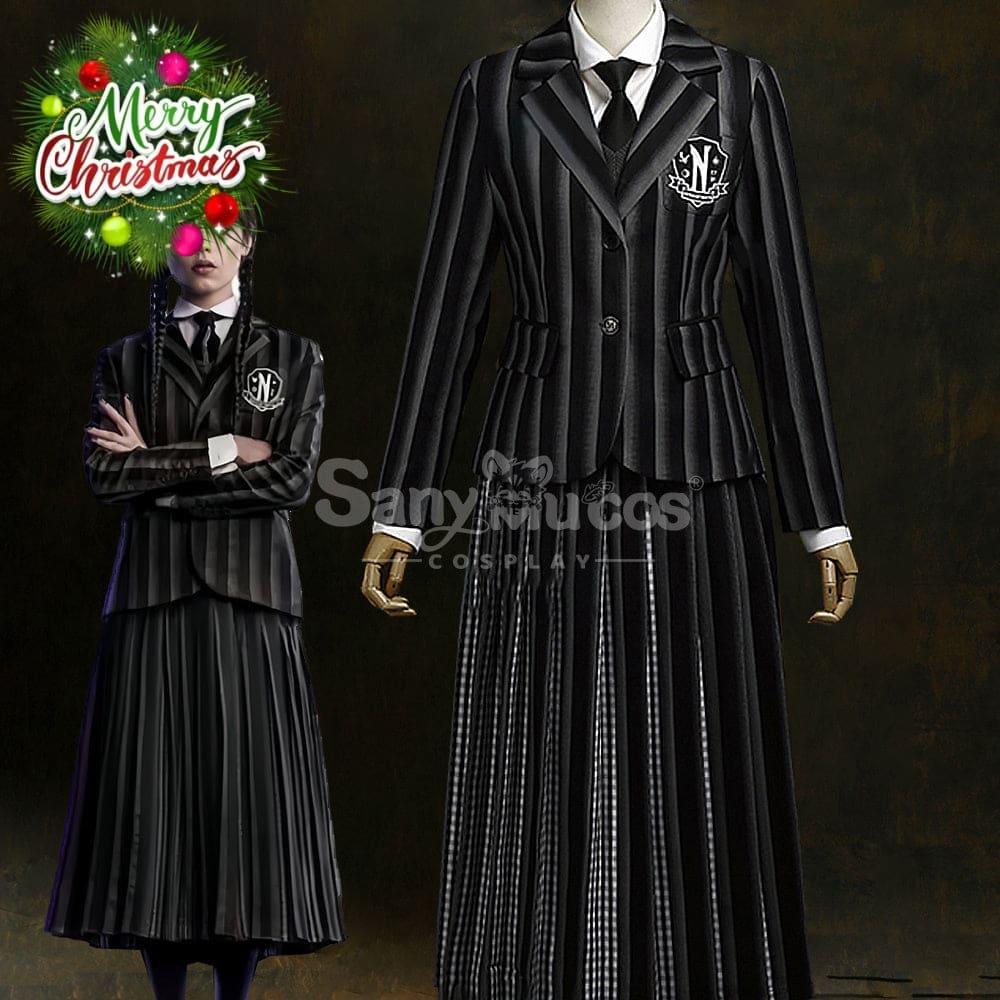 【Pre-Sale】Movie Wednesday Cosplay Nevermore Academy Cosplay Costume Cosplay Costumes