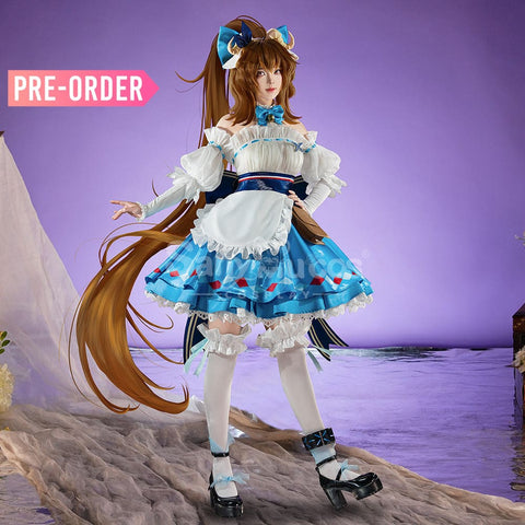 【Pre-Sale: Ship By Dec. 30Th!】 Game Arknights Cosplay Eyjafjalla The Hvít Aska Costume