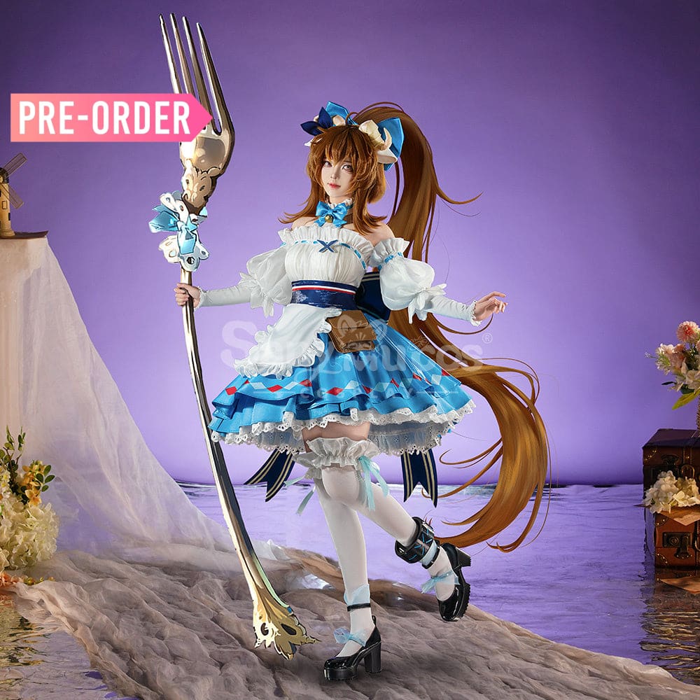 【Pre-Sale: Ship By Dec. 30Th!】 Game Arknights Cosplay Eyjafjalla The Hvít Aska Costume