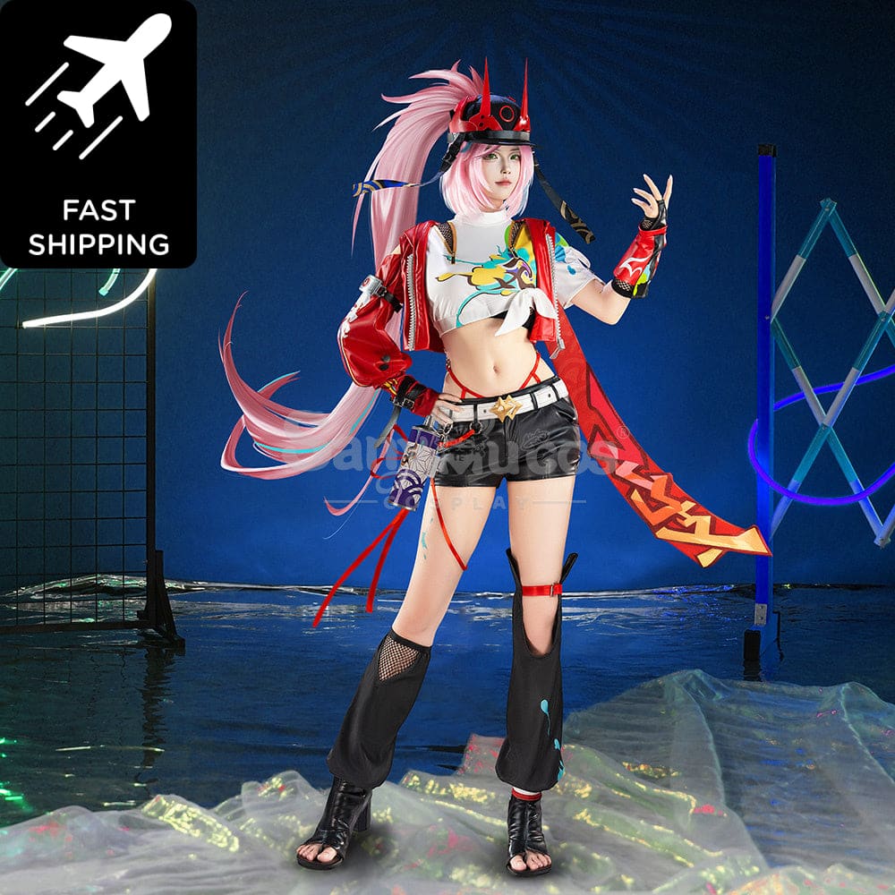 【Pre-Sale】Game Honkai: Star Rail Cosplay Rappa Costume Premium Edition Costumes