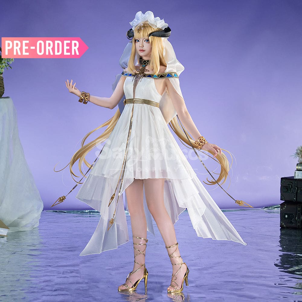 【Pre-Sale: Ship By January 30Th!】Game Arknights Cosplay Nightingale Costume Premium Edition Costumes