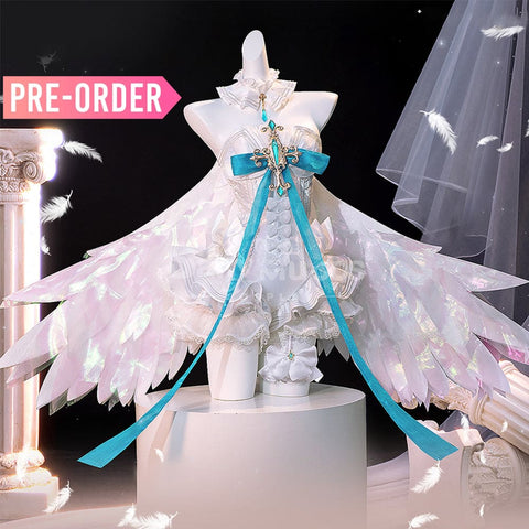 【Pre-Sale】Vocaloid Hatsune Miku Cosplay Angel Hatsune Cosplay Costume Premium Edition Cosplay Costumes
