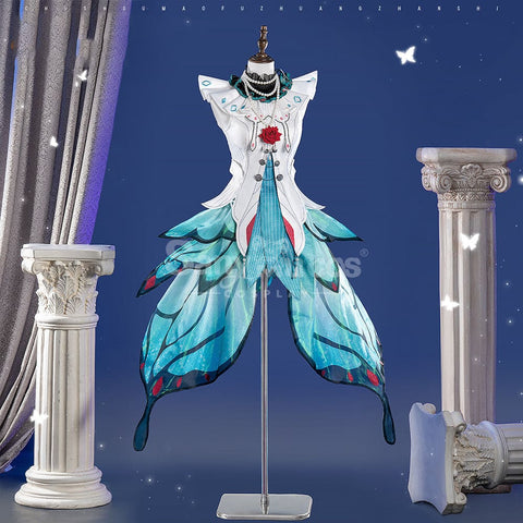 【Pre-Sale】Vocaloid Hatsune Miku Cosplay Miku Cyan Swallowtail Butterfly Cosplay Costume Premium Edition Cosplay Costumes