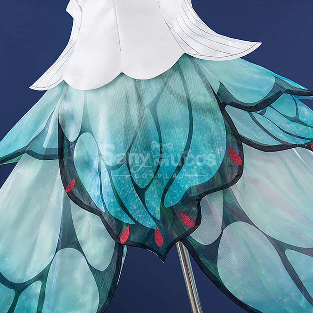【Pre-Sale】Vocaloid Hatsune Miku Cosplay Miku Cyan Swallowtail Butterfly Cosplay Costume Premium Edition Cosplay Costumes