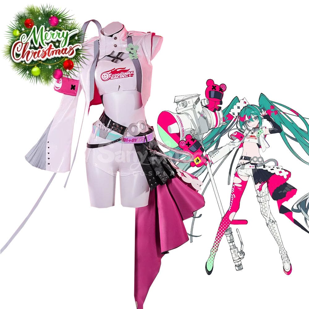 【Pre-Sale】Vocaloid Hatsune Miku Cosplay Racing Hatsune 2025 Cosplay Costume Premium Edition Cosplay Costumes