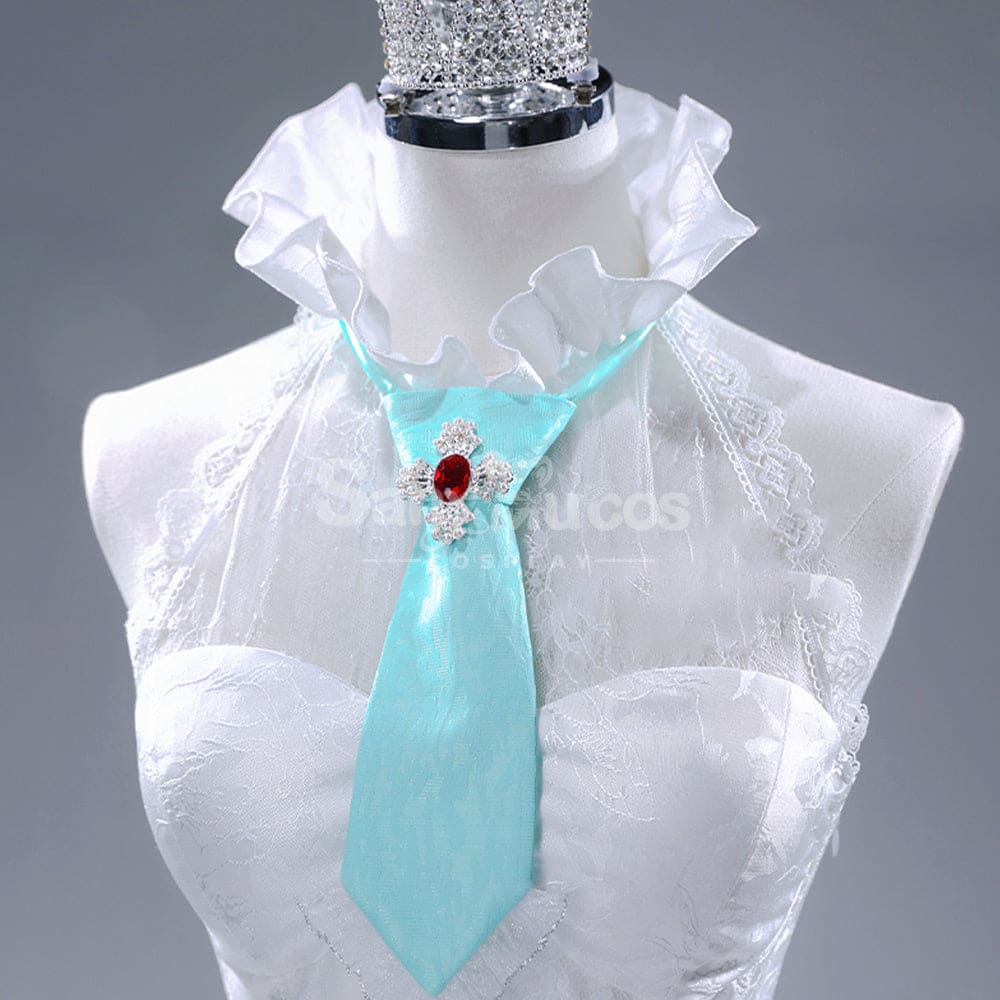 【Pre-Sale】Vocaloid Hatsune Miku Cosplay White Snow Princess Miku Cosplay Costume Cosplay Costumes