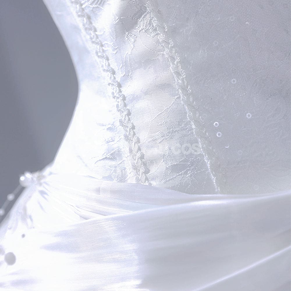 【Pre-Sale】Vocaloid Hatsune Miku Cosplay White Snow Princess Miku Cosplay Costume Cosplay Costumes