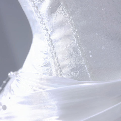 【Pre-Sale】Vocaloid Hatsune Miku Cosplay White Snow Princess Miku Cosplay Costume Cosplay Costumes