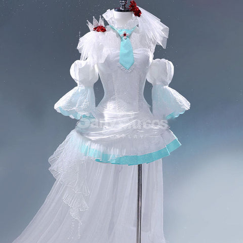 【Pre-Sale】Vocaloid Hatsune Miku Cosplay White Snow Princess Miku Cosplay Costume Cosplay Costumes