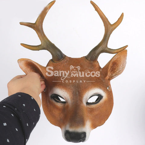 【In Stock】Christmas Cosplay Christmas Reindeer Mask Cosplay Props
