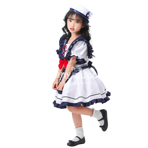 【In Stock】Halloween Cosplay Sailor Cosplay Costume Kid Size