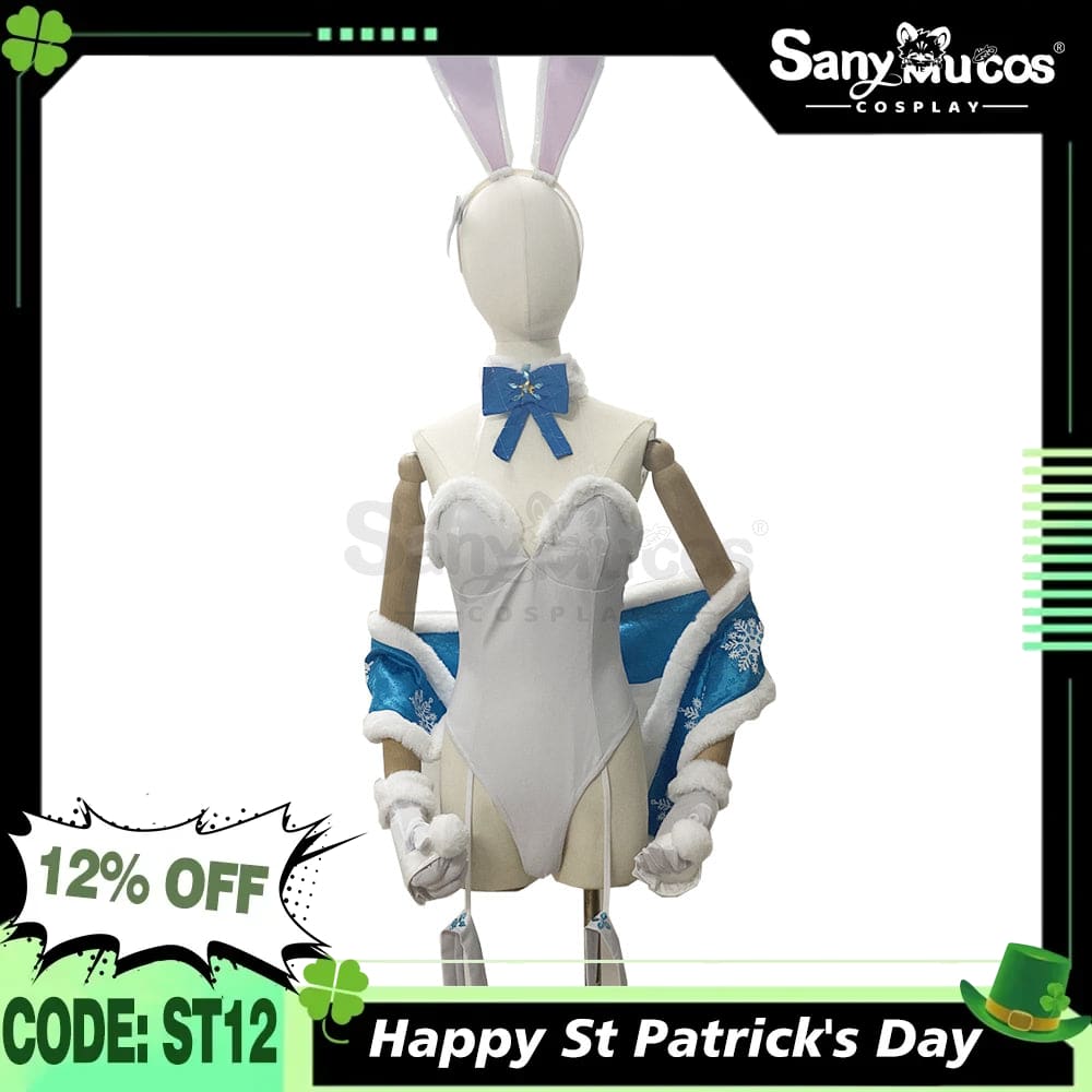 【Custom-Tailor】Vtuber Cosplay Bunny Girl Yukihana Lamy Costume Swimsuit Costumes