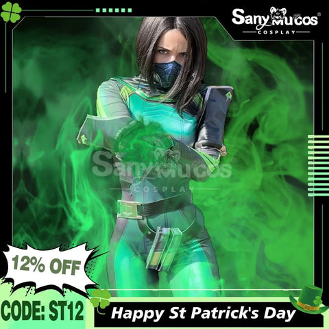 Game Valorant Snake Sabine Women Assassin Viper Zentai Bodysuit Cosplay Costume Costumes