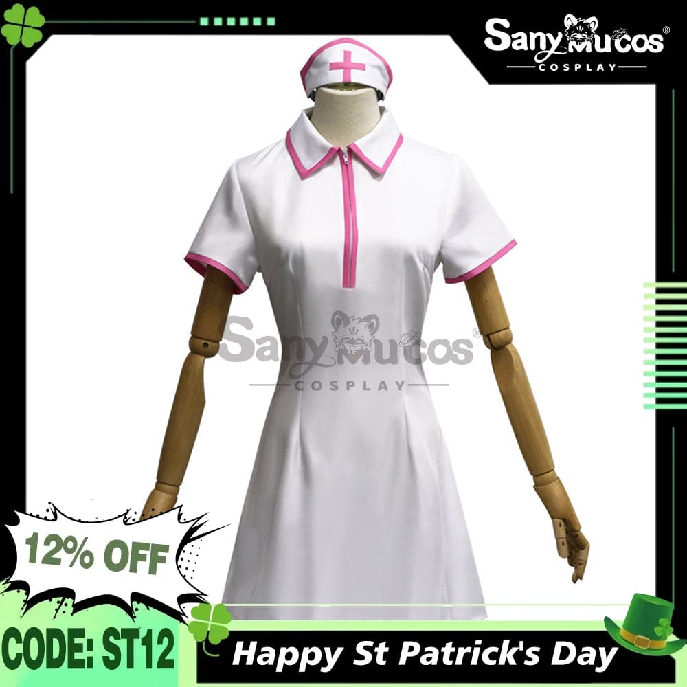 【In Stock】Anime Chainsaw Man Cosplay The Nurse Outfit Makima Costume Costumes