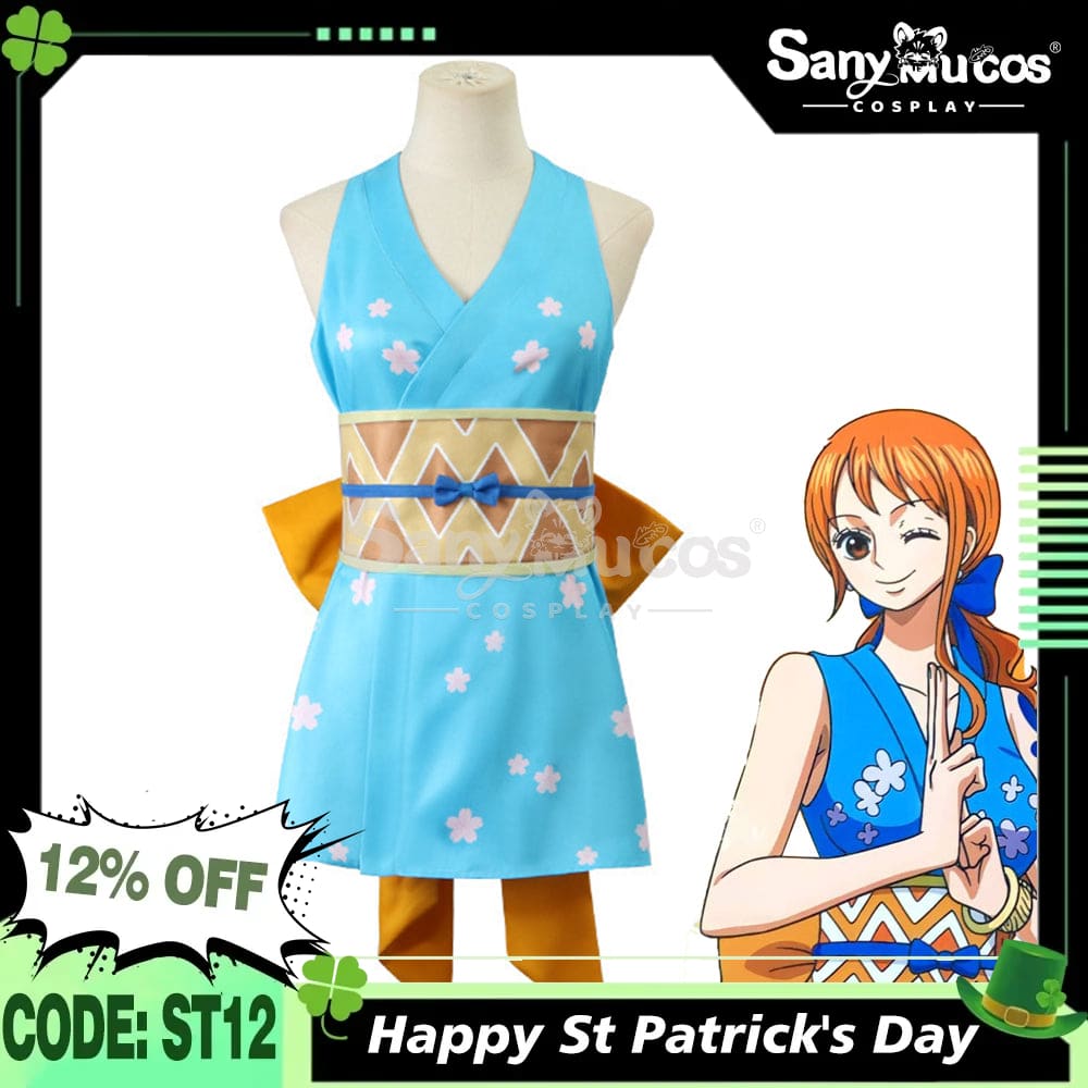 【In Stock】Anime One Piece Cosplay Nami Pajamas Costume Costumes