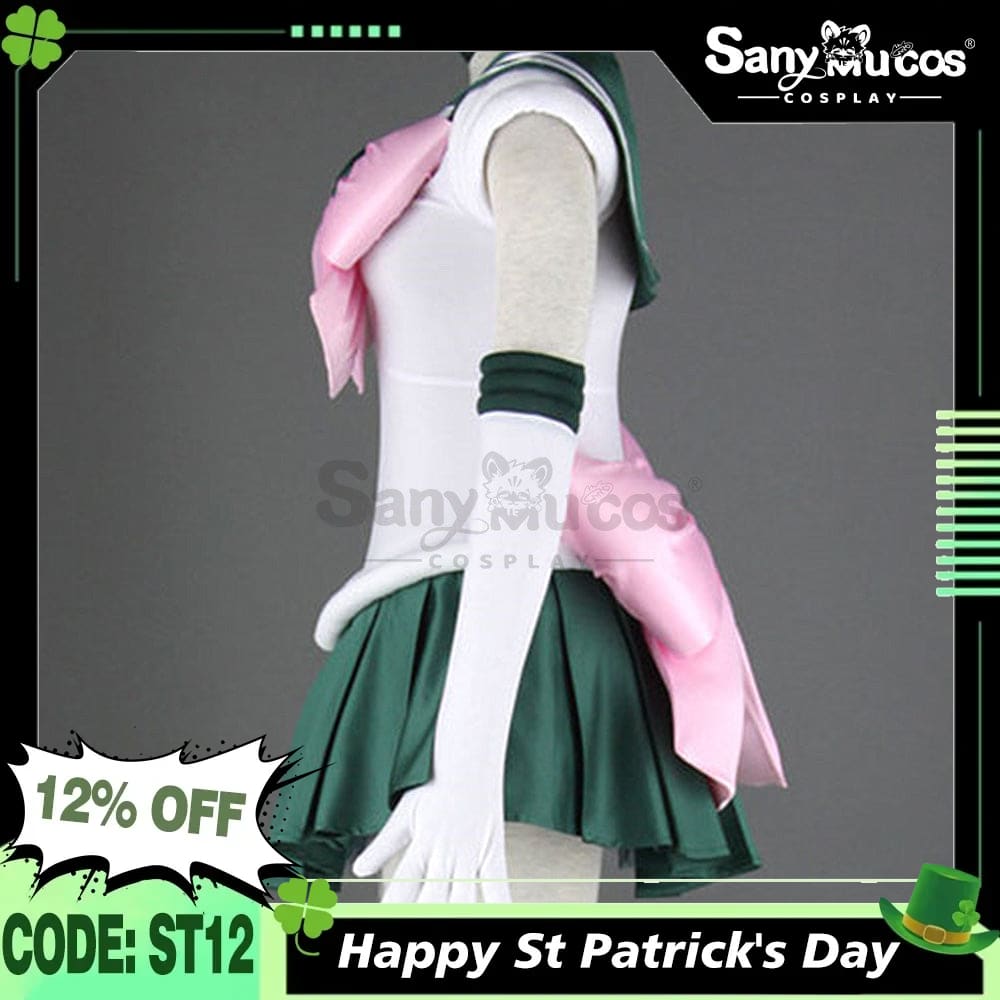 【In Stock】Anime Sailor Moon Cosplay Jupiter Makoto Kino Battle Suit Costume Costumes