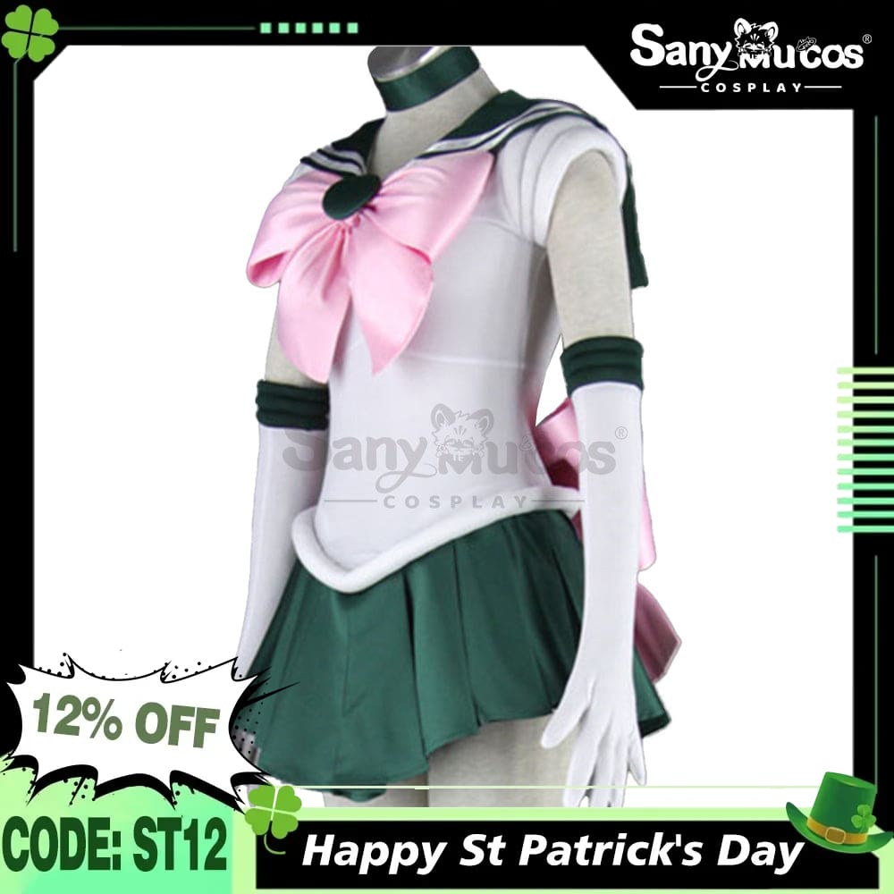 【In Stock】Anime Sailor Moon Cosplay Jupiter Makoto Kino Battle Suit Costume Costumes