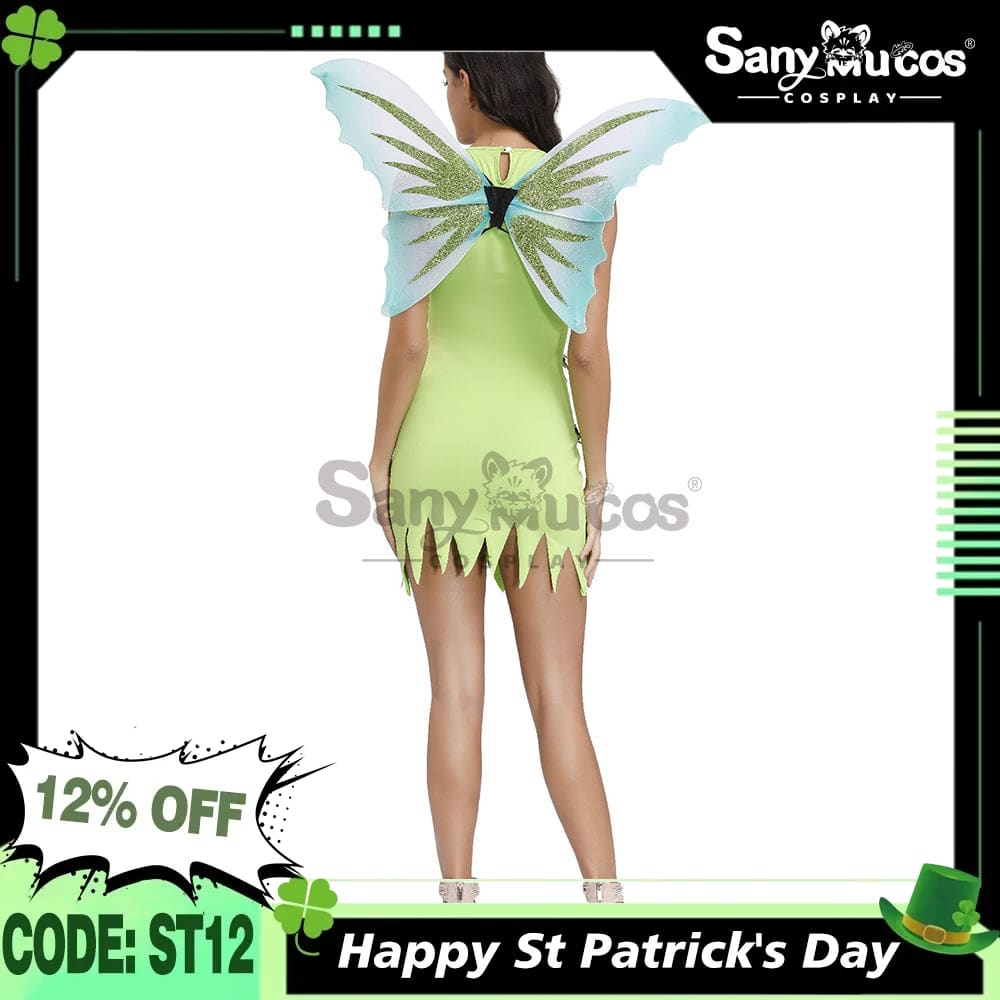 【In Stock】Halloween Cosplay Green Forest Butterfly Costume Costumes