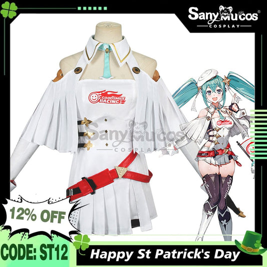 【In Stock】Vocaloid Hatsune Miku Cosplay Racing 2023 Costume Costumes 1000