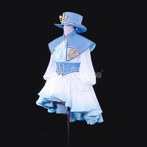 【SanyMuCos Deposit Poll】Anime Cardcaptor Sakura Cosplay Sakura Kinomoto’s blue and white Dress Cosplay Costume Deposit