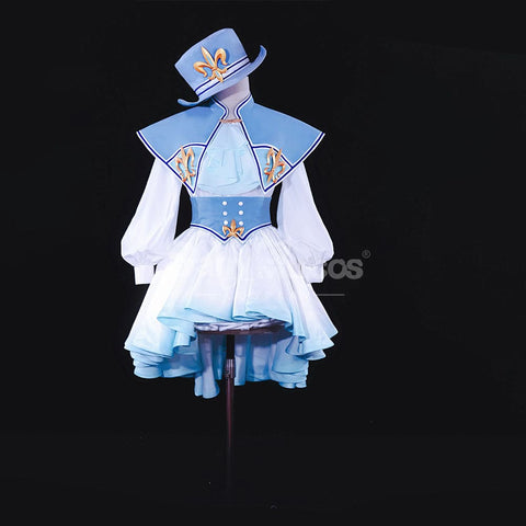 【SanyMuCos Deposit Poll】Anime Cardcaptor Sakura Cosplay Sakura Kinomoto’s blue and white Dress Cosplay Costume Deposit