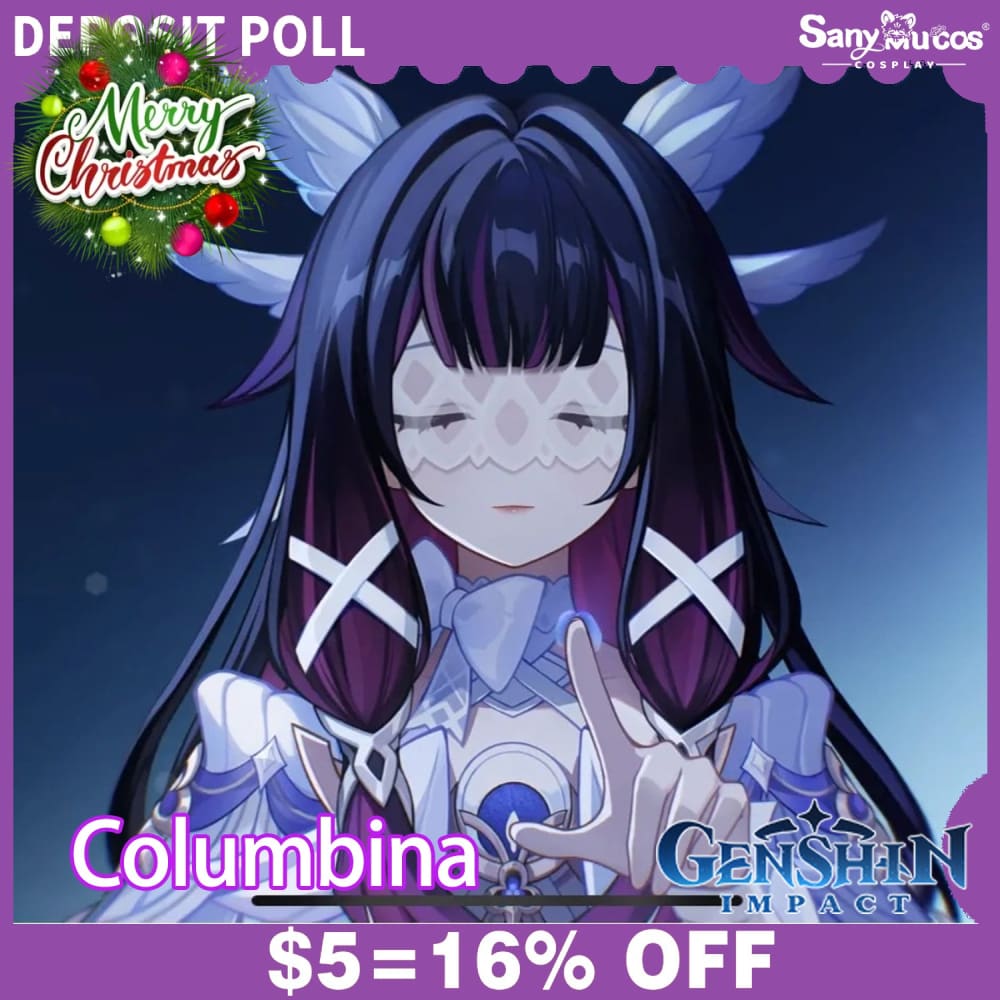 【SanyMuCos Deposit Poll】Game Genshin Impact Cosplay Natlan Columbina Cosplay Costume Deposit Poll