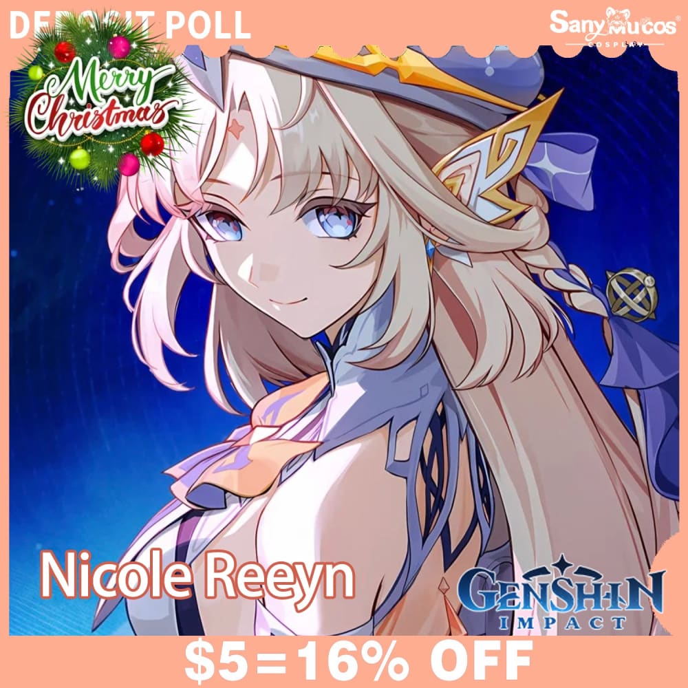 【SanyMuCos Deposit Poll】Game Genshin Impact Cosplay Nicole Reeyn Cosplay Costume Deposit Poll