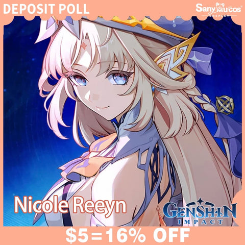 【SanyMuCos Deposit Poll】Game Genshin Impact Cosplay Nicole Reeyn Cosplay Costume Deposit Poll