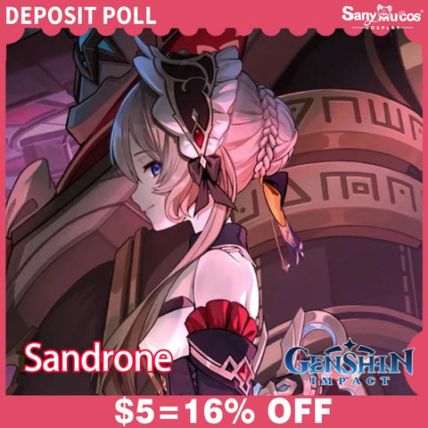 【SanyMuCos Deposit Poll】Game Genshin Impact Cosplay Sandrone Cosplay Costume Deposit Poll