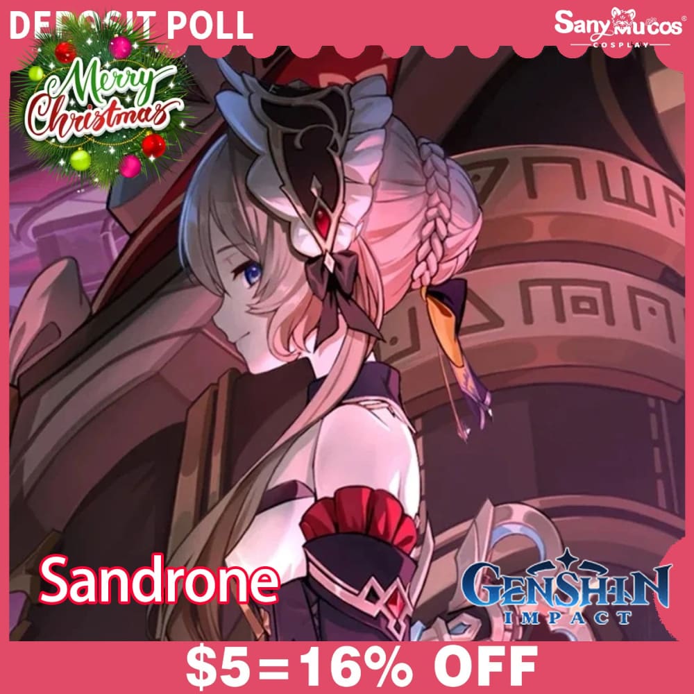 【SanyMuCos Deposit Poll】Game Genshin Impact Cosplay Sandrone Cosplay Costume Deposit Poll