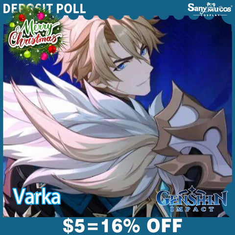 【SanyMuCos Deposit Poll】Game Genshin Impact Cosplay Varka Cosplay Costume Deposit Poll