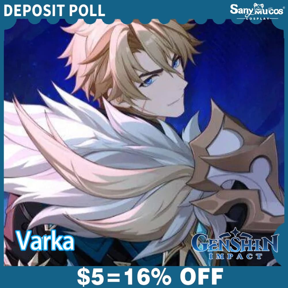 【SanyMuCos Deposit Poll】Game Genshin Impact Cosplay Varka Cosplay Costume Deposit Poll