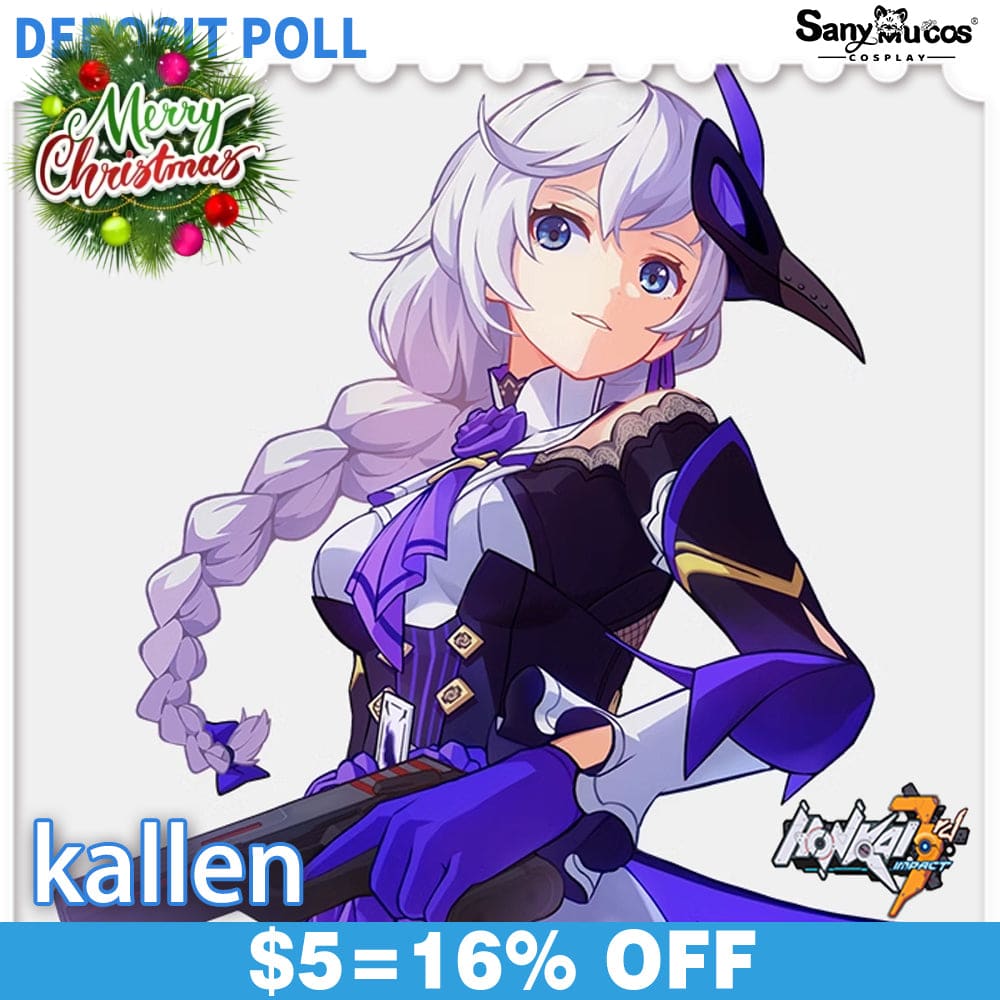 【Sanymucos Deposit Poll】Game Honkai 3Rd Cosplay Kallen Kaslana Costume Poll