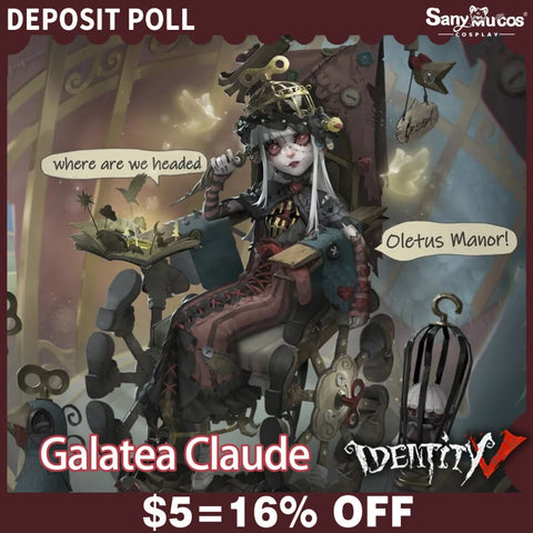 【SanyMuCos Deposit Poll】Game Identity V Cosplay Galatea Caged Doll Cosplay Costume Deposit Poll