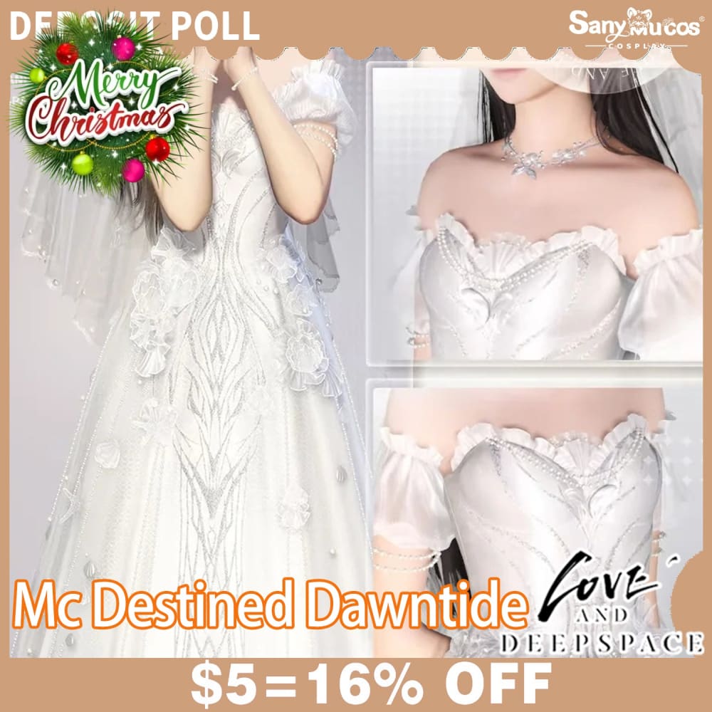 【SanyMuCos Deposit Poll】Game Love and Deepspace Cosplay Wedding Dresses Rafayel Cosplay Costume Deposit Poll