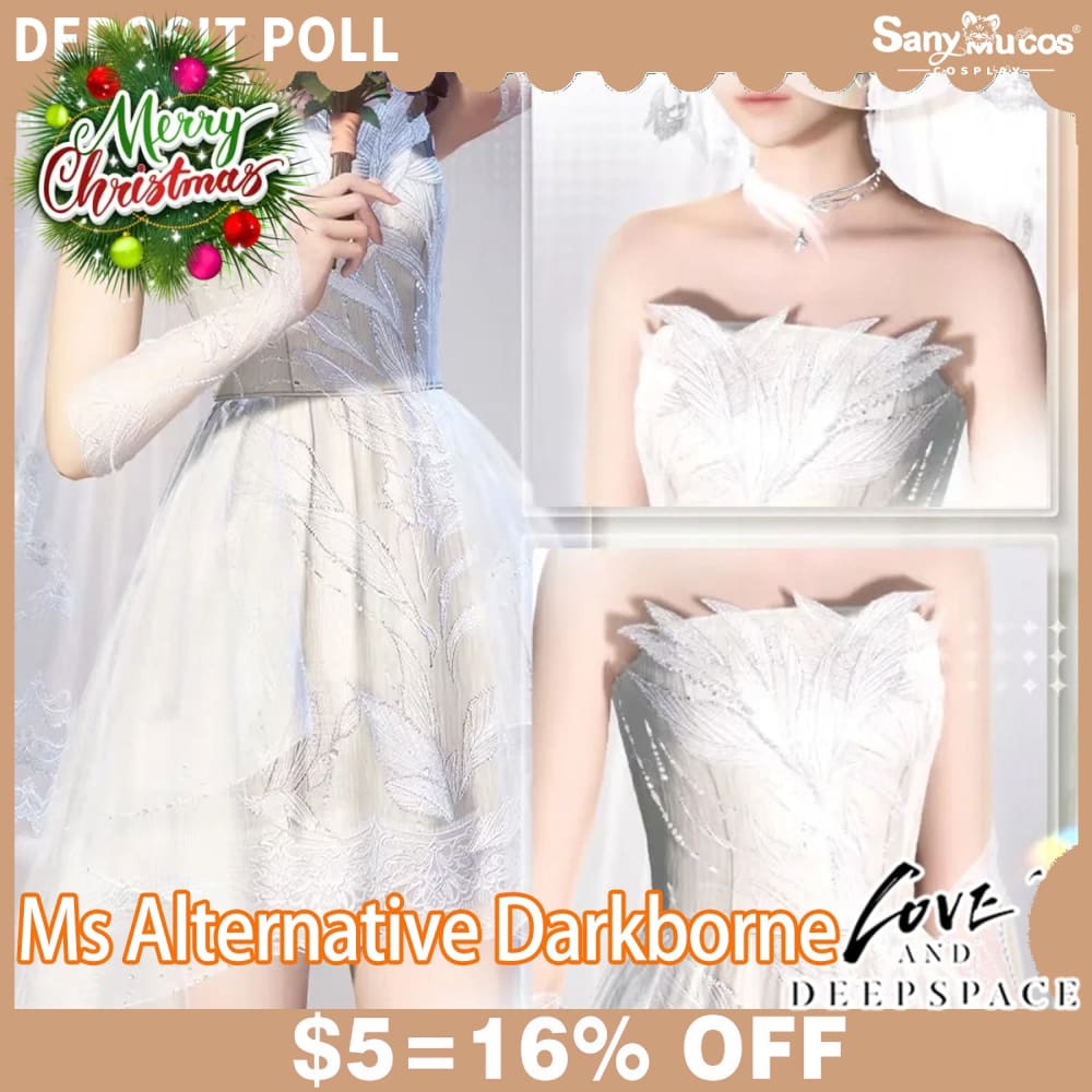 【SanyMuCos Deposit Poll】Game Love and Deepspace Cosplay Wedding Dresses Sylus Cosplay Costume Deposit Poll