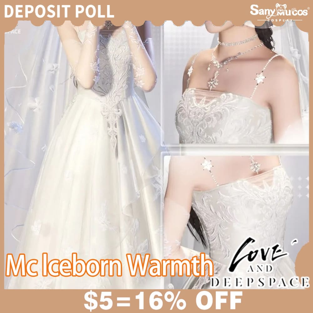 【SanyMuCos Deposit Poll】Game Love and Deepspace Cosplay Wedding Dresses Zayne Cosplay Costume Deposit Poll