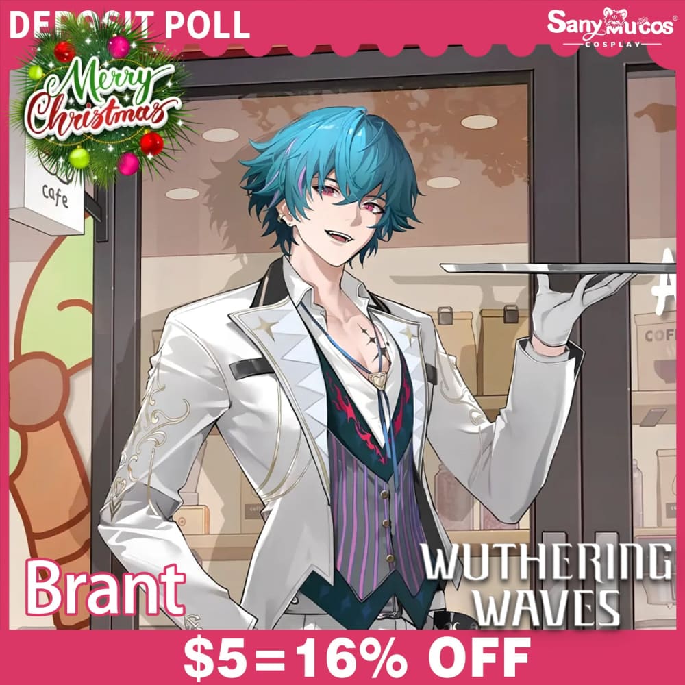 【SanyMuCos Deposit Poll】Game Wuthering Waves Cosplay Brant One-day Store Manager Cosplay Costume Deposit Poll